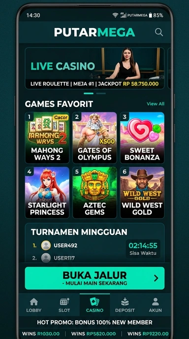Link Alternatif Putarmega untuk Akses Mudah